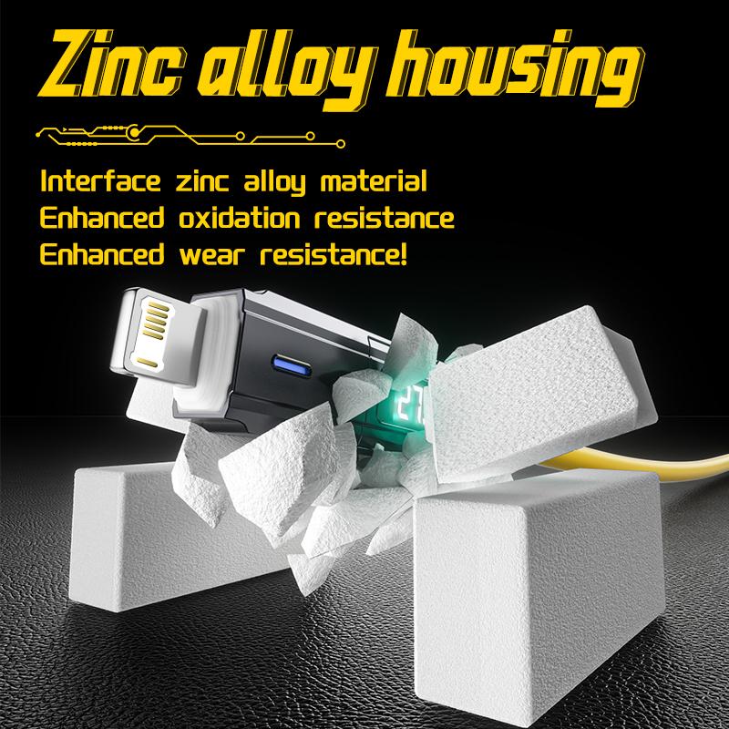 5A Handykabel 4-in-1 66W PD Schnellladung USB-C auf Type-C auf iOS Geeignet für iPhone iPad Huawei Xiaomi Samsung Redmi