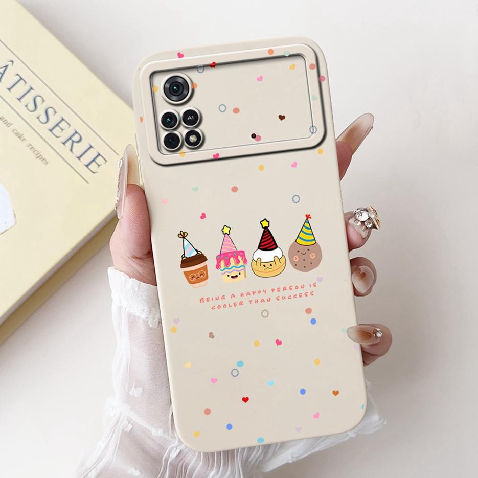 For Xiaomi Poco M4 Pro 4G Case PocoM4 5G Cute Panda Cartoon Cover Soft TPU Phone Case For Xiaomi Poco X4 Pro PocoM4 Pro 5G Shell