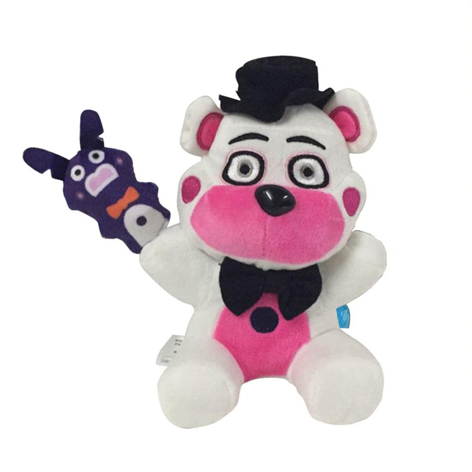 New Hot Freddy Fnaf Cute Plush Toys Doll Bonnie Bear Foxy Cartoon Stuffed Doll Freddy Toys For Children Fans Gifts