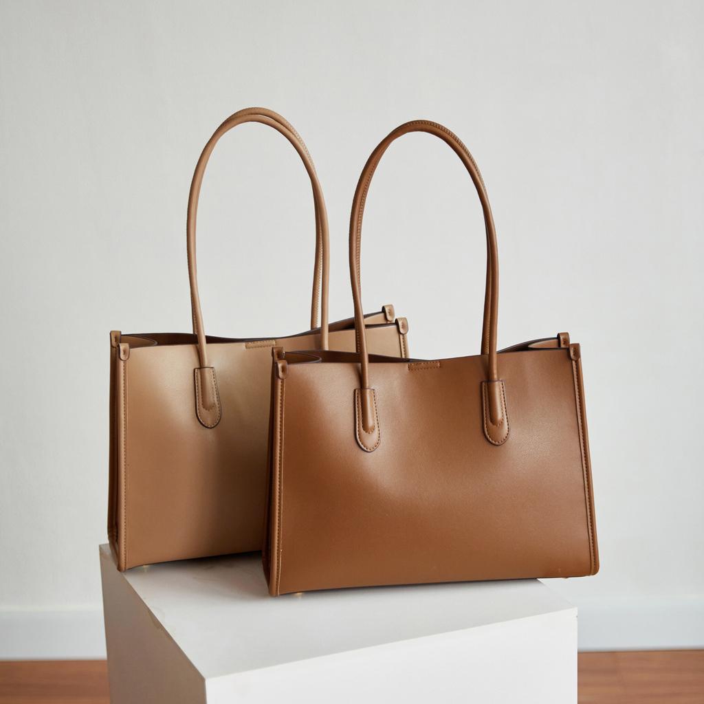 Simple Commuting Bag, Fashionable and Versatile, Large Capacity Bag, Women's High-end Single Shoulder Bag