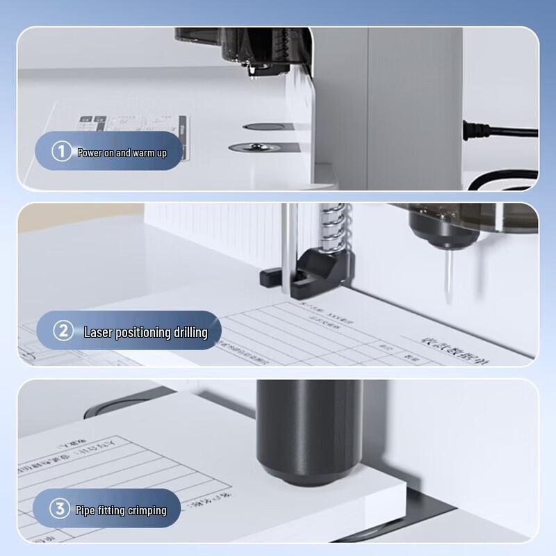 Deli Automatic Financial Voucher Binding Machine CN Plug (adapter Included)