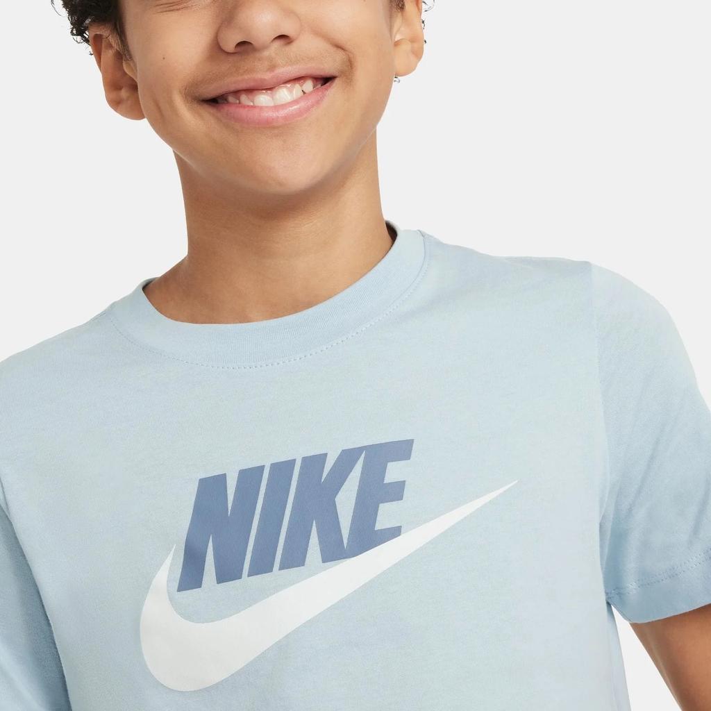 (GS) Nike Sportswear Cotton T-Shirt 'Light Armoury Blue' Kids' AR5252-440