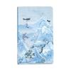 Mu Ran Hot Stamping Backpack Notebook: Ancient Style Poetry Scroll, Hidden Mountains Scenery, Student Diary.