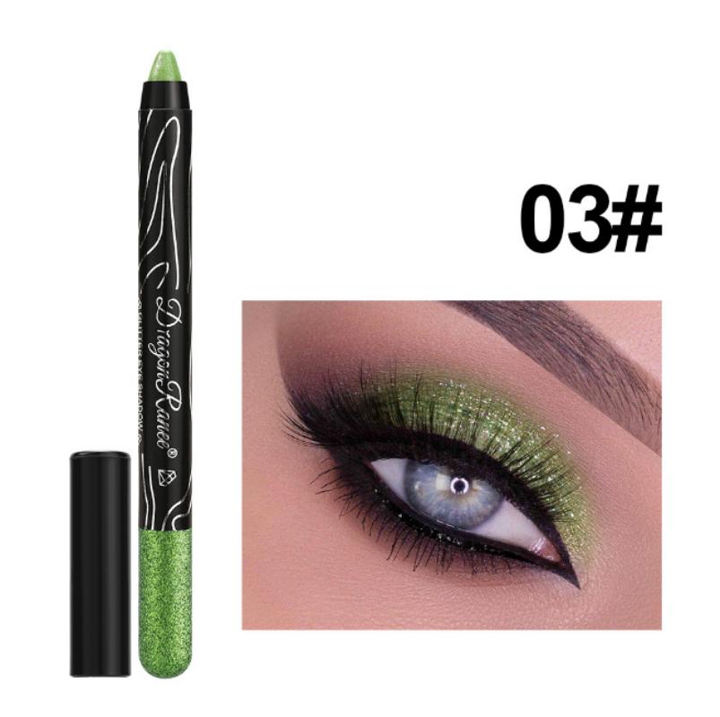 Stick Ombretto 12 Colori Glitter Trucco Occhi Facile da Applicare A Prova di Sbavature Matita Ombretto Shimmer Trucco Occhi