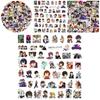 50pcs Bungo Stray Dogs Stickers Reusable Decor For Laptop Trolley Case Graffiti