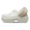Crocs EVA Comfortable Versatile Clogs Unisex Footwear Cement-Gray 208546-160