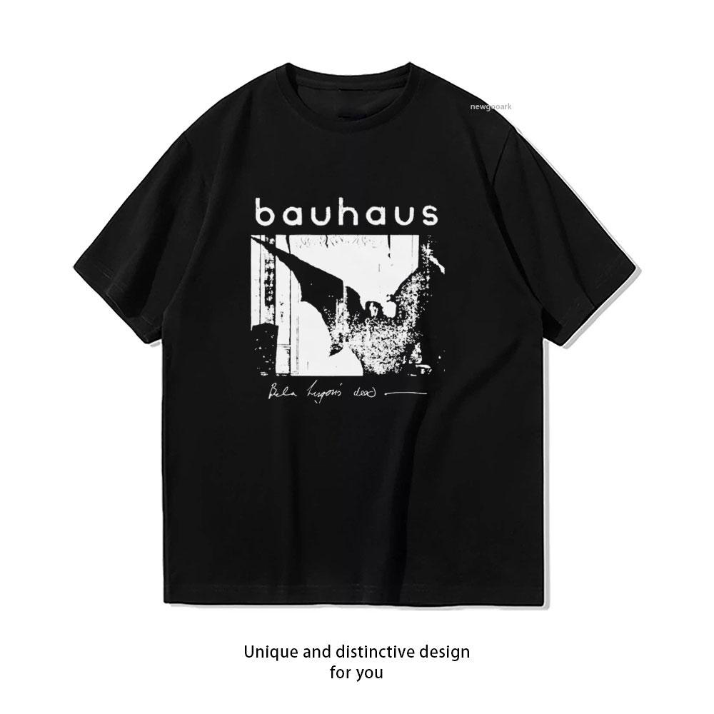 

Rock Music Bauhaus Bela Lugosis Dead T Shirt Man Unisex Vintage Gothic Creative Cotton Printed Tshirt Fashion Streetwear Tees 4XL
