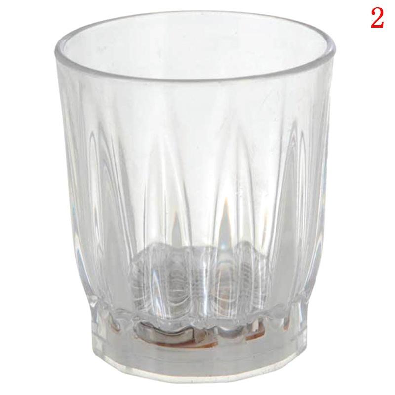 Trvalý jedinečný LED sklenice na víno s osvětlením Barware Drink Cup transparentní pohár KTV