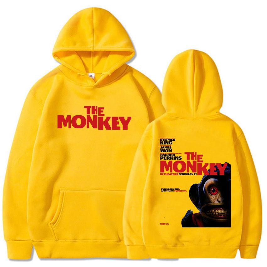 Mikiny s kapucí The Monkey Movie Mikiny s kapucí Dámské Pánské Mikiny Streetwear Dlouhý rukáv Moletom Feminino Sudaderas Oblečení