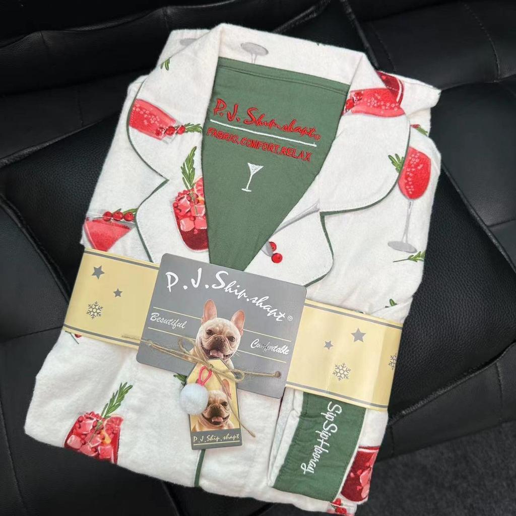 Women's and Men's Flannel Pajama Set - Long Sleeve, Plus Size, for All Seasons