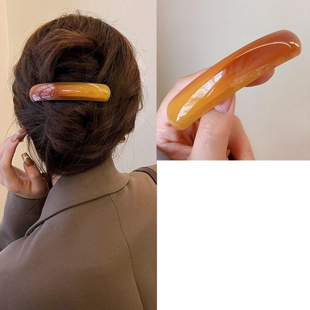 

Эллиптическая заколка для волос с леопардовым принтом ПВХ, большая заколка для волос, модная весенняя заколка, ежедневная style 2