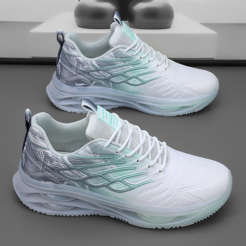 

Men s shoes summer breathable new youth sports leisure running heightening air cushion shock absorption mesh dad shoes 47