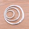 50mm Alloy Geometric Circle Pendants – 2 Colors DIY Jewelry & Bag Charms