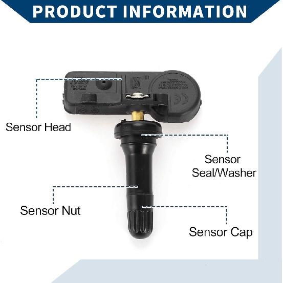 No.68293199AA Tire Pressure Sensor for Ram 1500 2019-2024 Tire Pressure Monitoring Sensor 1 Pcs
