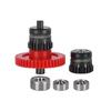 DLC Coated Steel Extruder Gear For Ender 3 Ender 5 3D Printer Hardened Metal Extruder Gear Installation Accessories