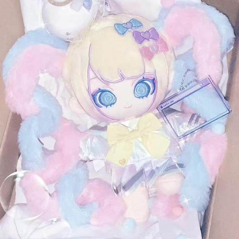 Original Needy Girl Überdosis Puppe 20cm Offizielles Anime-Zubehör Plüschtier Sammlerstück Geschenk für Anime-Fans