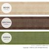 Oka (OKA) Yutosei Easy-to-Wash Kitchen Mat, Approx. 60cm X 240cm, Brown (Washable, Lightweight, Non-Slip, Cushioned)