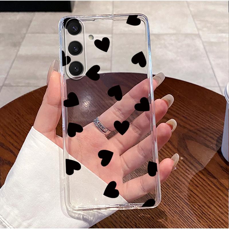 Fashion Cute Love Rabbit Phone Case For Samsung Galaxy S25 Plus S 25 Ultra Edge 5G Clear Silicone Protective Soft TPU Back Cover