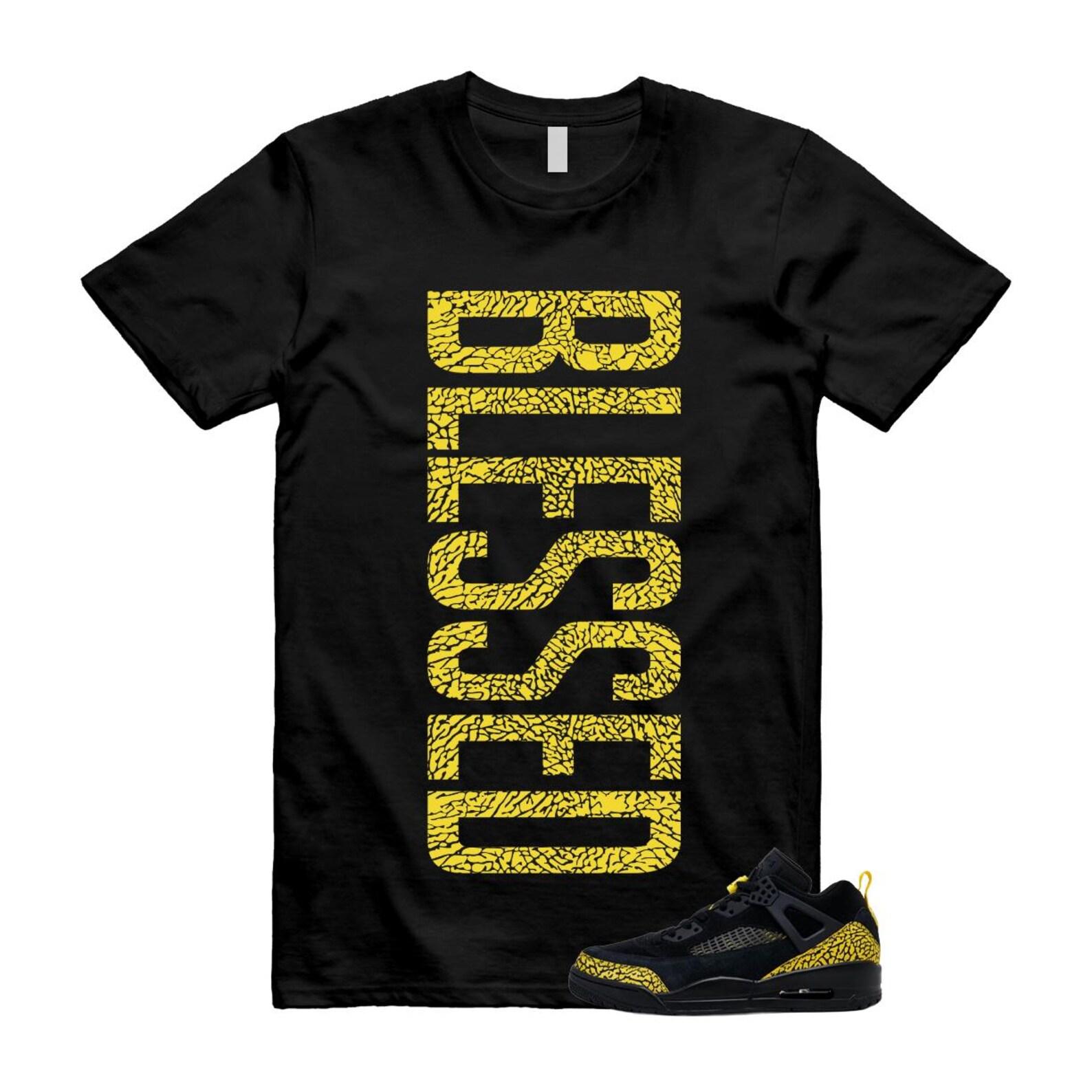 Spizike Thunder Black Speed Yellow Low T Shirt Match VERTBLS 2XL