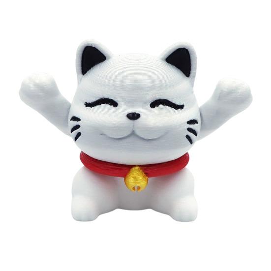 

Yousheng 3D печатный кошачий орнамент выдвижная фигурка котенка настольная игрушка для снятия стресса домашний офис полка стол белый