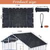 1PC Schaduwnet Set UV Bescherming Langdurige Schaduwnet Set:,Waterdicht & Winddicht Voor Alle Seizoenen Buiten Tuin Stofhoezen