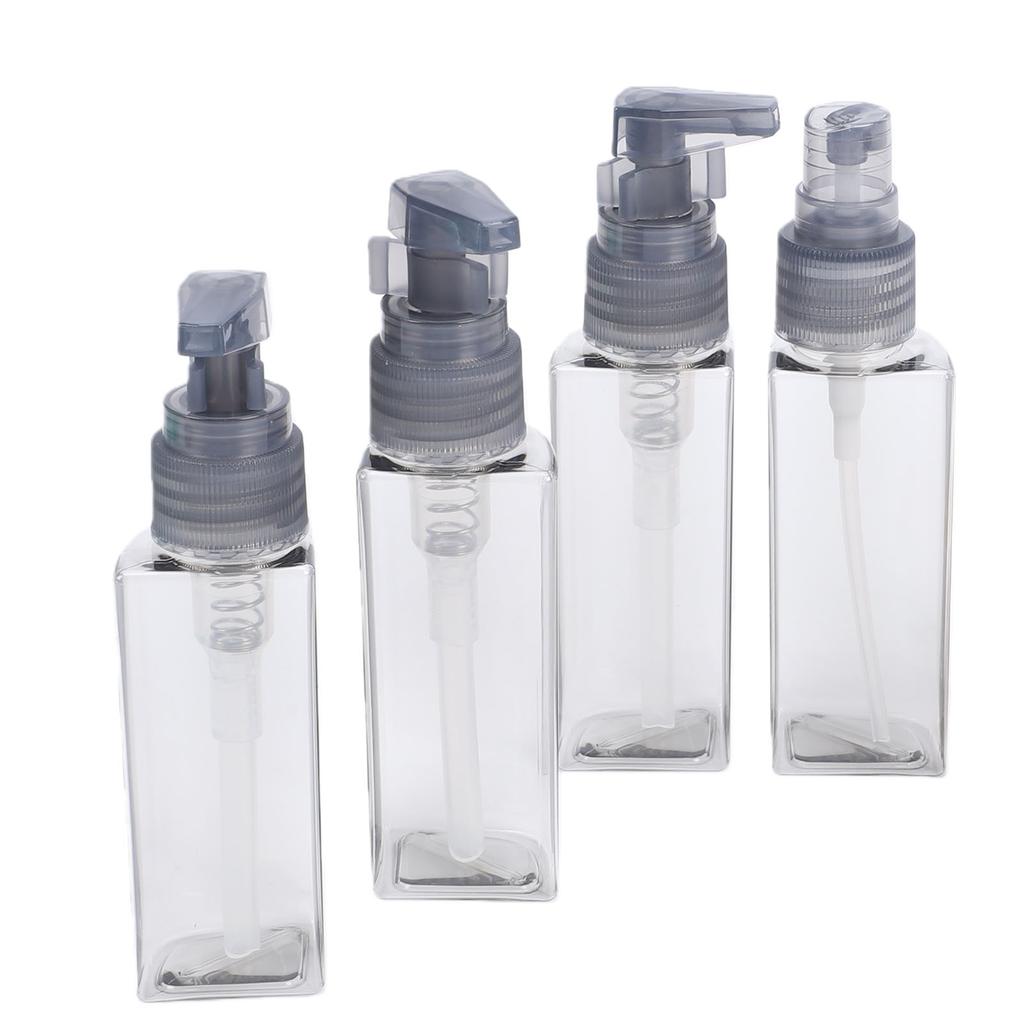 4 in 1 Travel Dispenser Bottles TSA Approved   Proof Refillable Travel Toiletry Containers for Shampoo Lotion 35ml