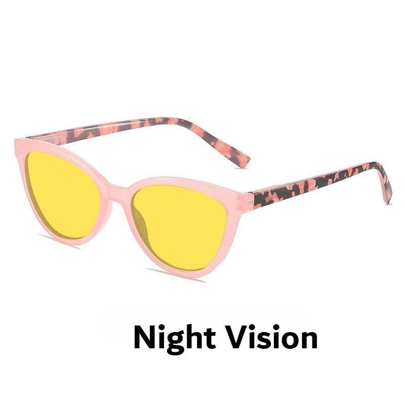 Personalized Cat Eye Night Vision Anti Blue Light Glasses for Men and Women Protect The Eyes for Computer Sports Game Goggles