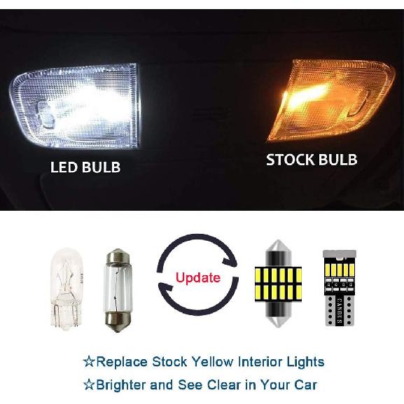 AWALITED 8pcs Forester Interior LED Lights Kit Super Bright LED Map Dome Light Bulbs for 2014 2015 2016 2017 2018   Subaru Forester All Models