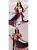 Red Queen Playing Card Costume with Cape and Full Skirt for Halloween and Stage Performance