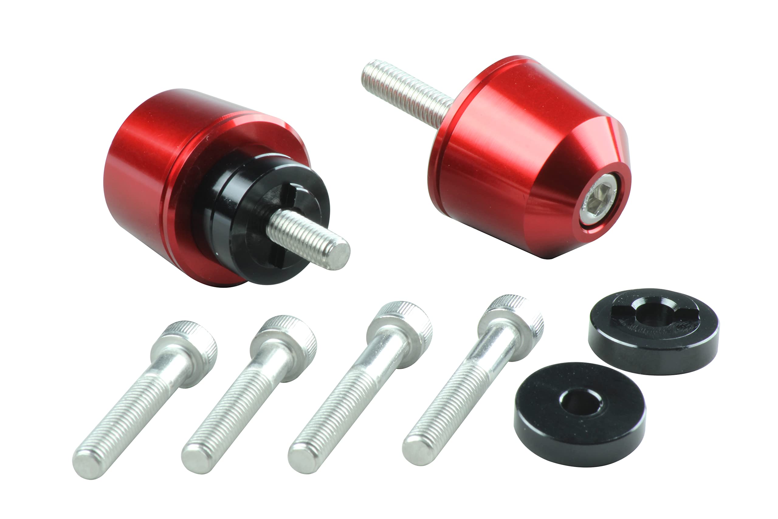 

POSH FAITH Solid Handlebar Ends for Genuine M6 Type Outer Compatible with CT125 Hunter Honda/Suzuki Handlebars, (29mm Diameter), CB1300SF/SB Cub,