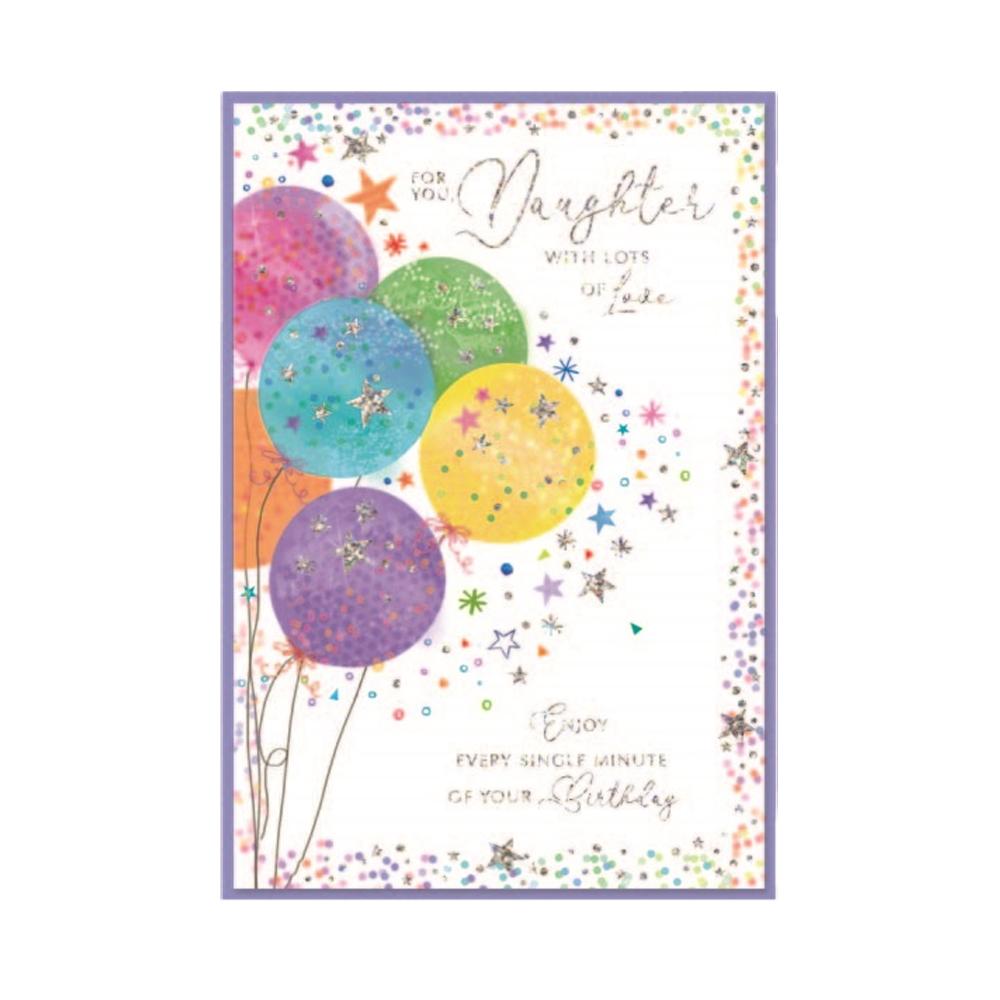 Simon Elvin For You Daughter Happy Birthday Greetings Card (Pack of 6)
