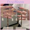 Cercei Pandantiv Trendy Vintage Saturn Retro Fashion Lucky Pearl Teardrop Piatră Prețioasă