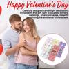 10Pcs Romantic Tea Candle Decorations Smokeless And Odorless Candles Wedding Supplies Romantic Decor Creative Love Candle