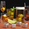 Stainless Steel Ice Cubes With Clip Reusable Chilling Stones Whiskey Cool Drink Freezer Gel Wine Tools Sumer Great Gift