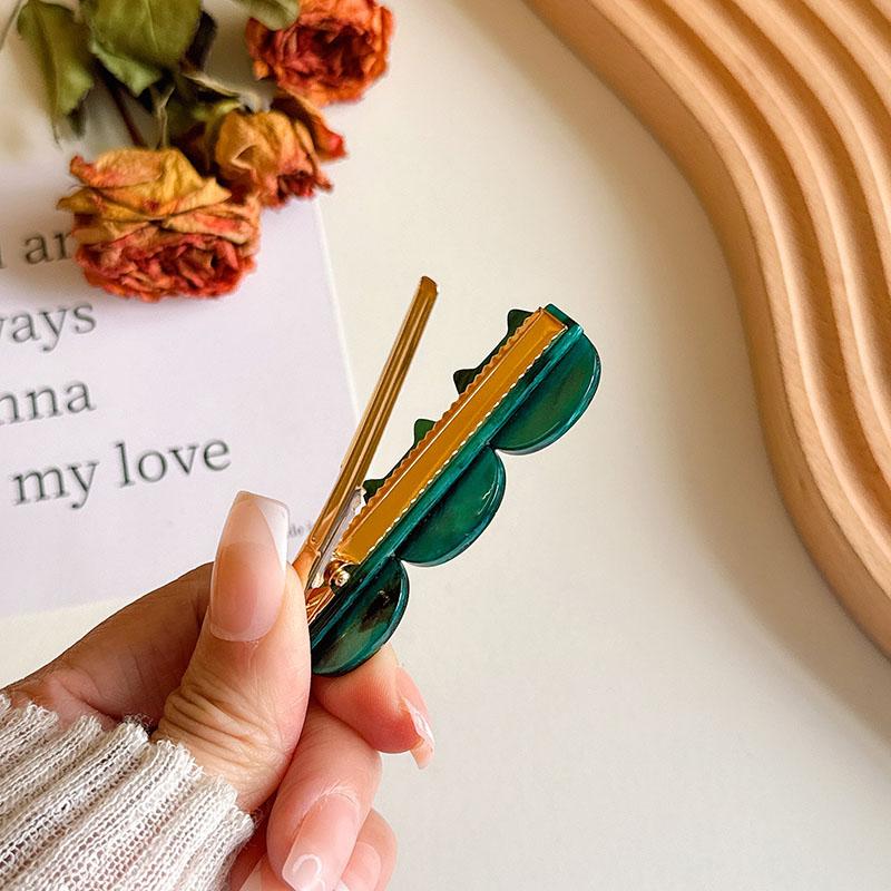 New 6.3cm Three Little Kittens Acetic Acid  Bangs Clip Exquisite Fashion Animal Duckbill Clip Hair Accessories