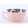 2pcs Stainless Steel Instant Noodle Bowl, Insulated Soup Bowl with Lid Handle, Fresh-keeping Lunch Box, Portable Fast Food Cup