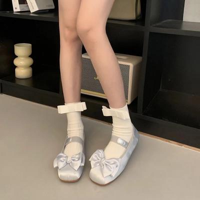 Fashion Cute Women's Flat Shoes Round Toe Gothic Ladies Footwear Kawaii Japanese Style Lolita Mary Jane Elegant and Fashionable Shoe Y2k