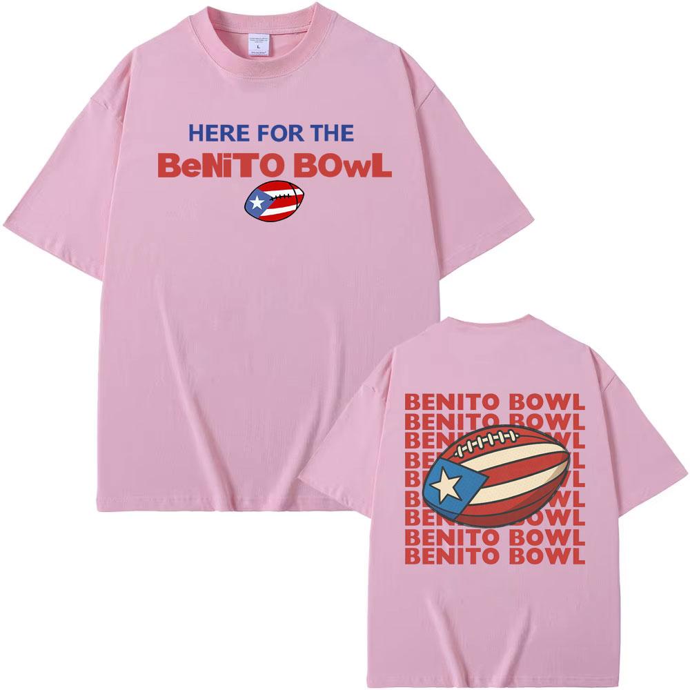 Benito Bowl Super Bowl LX Halftime Show T Shirt Bad Bunny Super Bowl Style 2026 Tour T-shirt Men Women Oversized Hot Sale Tshirt