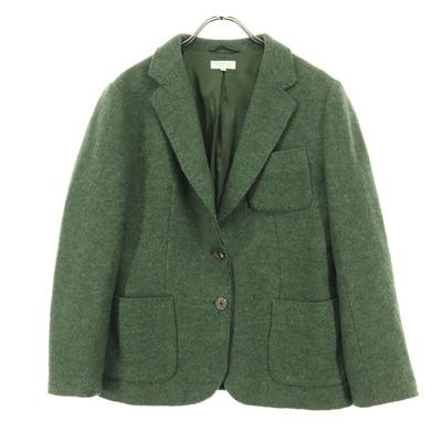 Maker's Shirt KAMAKURA Wool Long Sleeve Tailored Jacket 13s Green Women Used