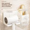 Bathroom No-Punch Wall Mounted Bathroom Airer Shelf Organiser