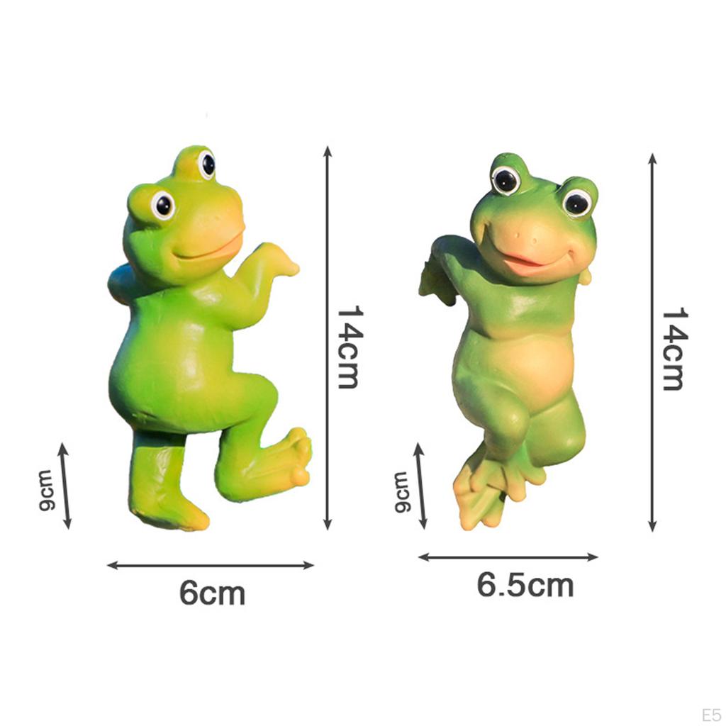 Frosch Gartenfiguren, Treppen Hängende Dekoration Figuren für