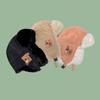 Winter Warm Cossack Cap Plush Lei Feng Hat Fashion Trapper Hat  Women Men