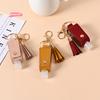 30ml Portable Empty Bottle Keychain Travel Hand Sanitizer Holder 1oz Mini Sanitizers Case for On-the-Go Personal Hygiene