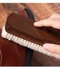 High-Grade Wool Shoe Brush with Super Soft Bristles - Safe for Cleaning Leather Shoes and Bags