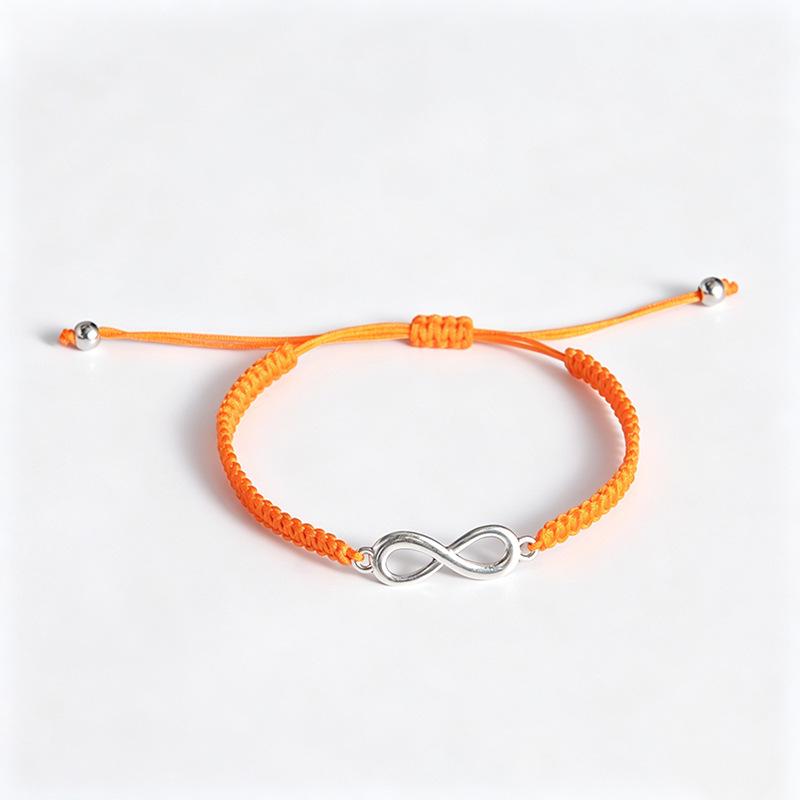 Infinity Symbol Friendship Bracelet: Handmade Woven Rope for Couples & Best Friends