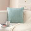 Corduroy Splicing Pillow Cover Living Room Sofa Cushion Solid Color Waist Pillow Pillow Cover
