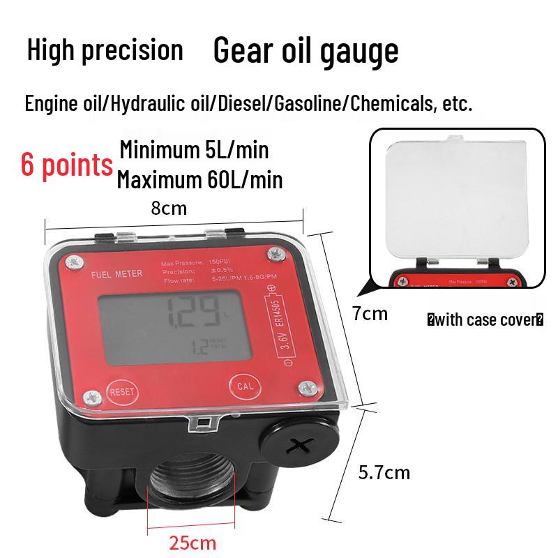 Xiaoyao Stainless Steel Digital Turbine Flow Meter for Diesel, Gasoline, Methanol, and Water