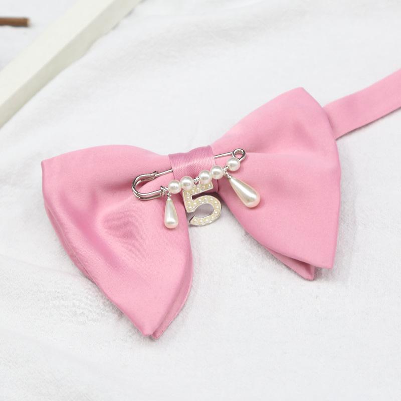 Herren Fliege mit Hornmuster und eleganter Textur Hochzeit Bräutigam Horn breite Form Schleife