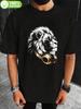 Unisex Löwe mit Brille & DJ-Kopfhörern T-Shirt