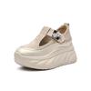 Sandale trendy Baotou cu talpă groasă, noi pentru femei, cu decupaje, cu arici, respirabile și versatile, tip slip-on, casual, care măresc înălțimea